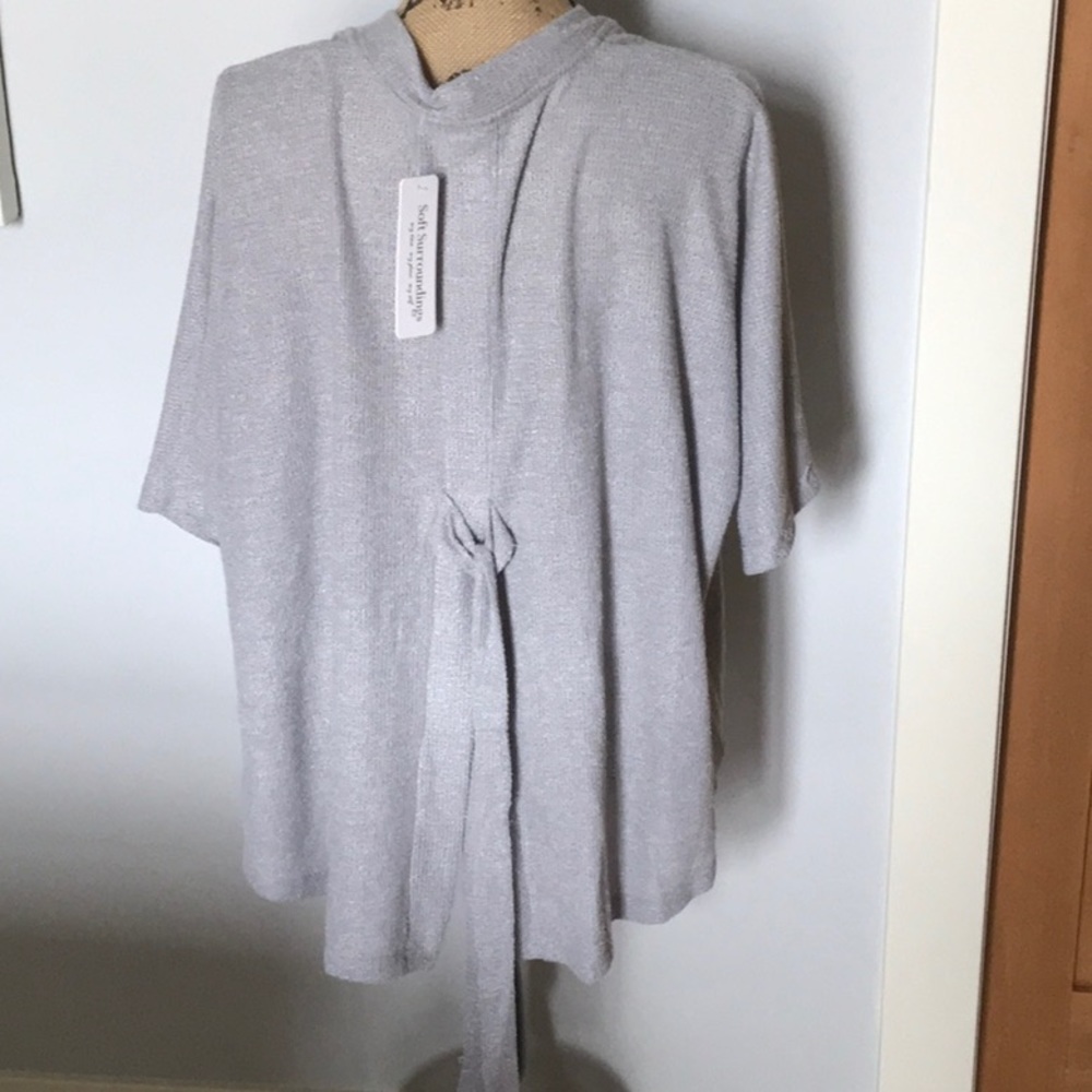 Soft surroundings half sleeve cardigan